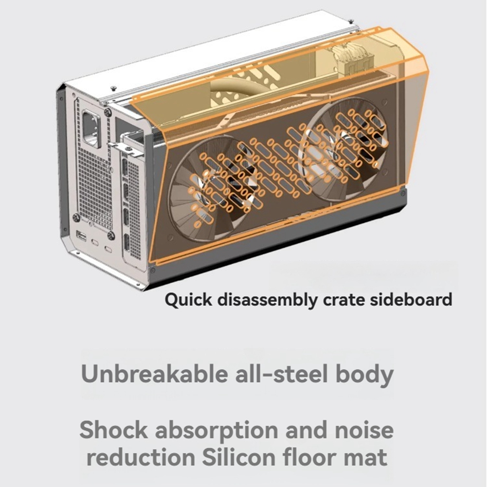 M05K Frame Case Chassis for TH - đánh giá và giá External Gpu Dock Pcie 4.0 Oculink