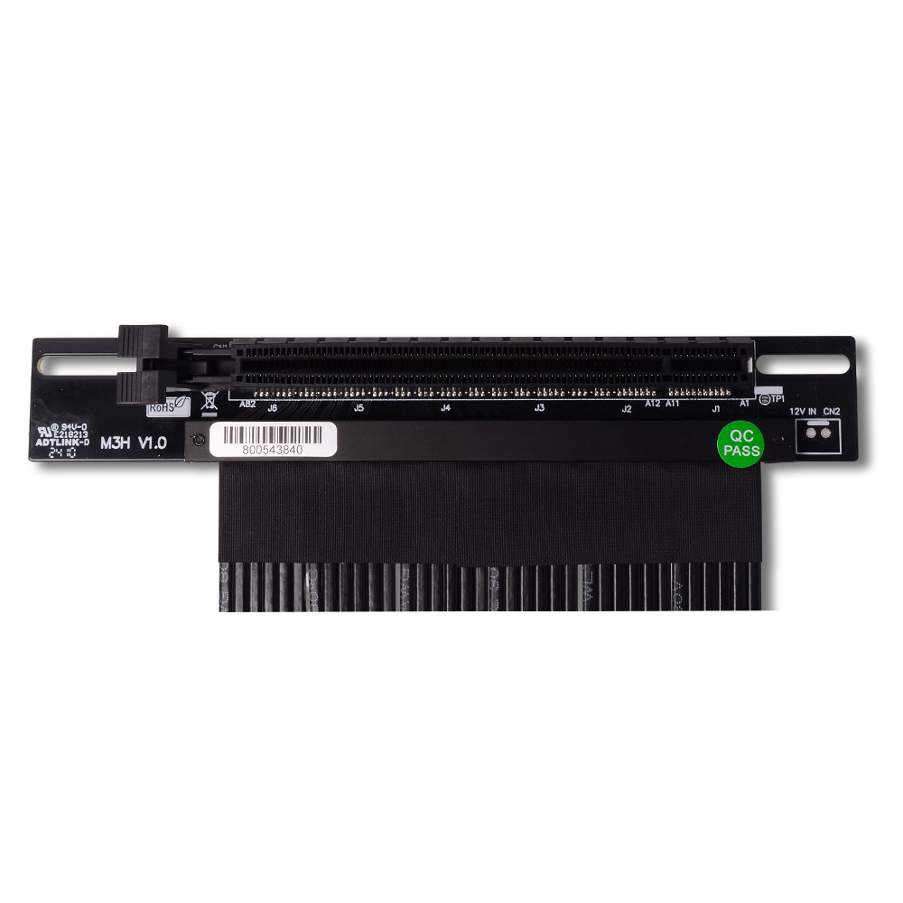 Riser Silver PCIe 4.0 X16 To X - đánh giá và giá Pcie 4.0 X16 Riser Cable 90 Degree