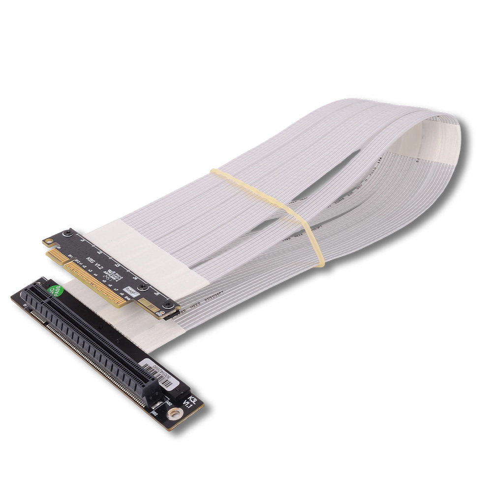 ADT-Link PCI-E 5.0 4.0 3.0 X8  - đánh giá và giá Pcie 4.0 X16 Riser Cable 90 Degree