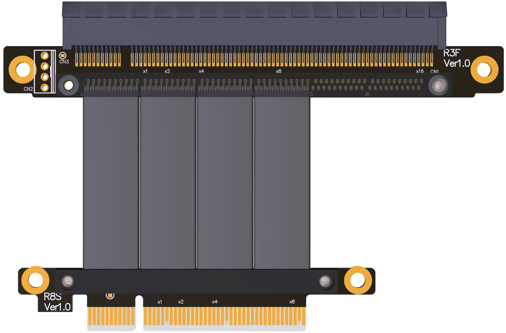 ADT-Link PCI-E 5.0 4.0 3.0 X8  - đánh giá và giá Pcie 4.0 X16 Riser Cable 90 Degree