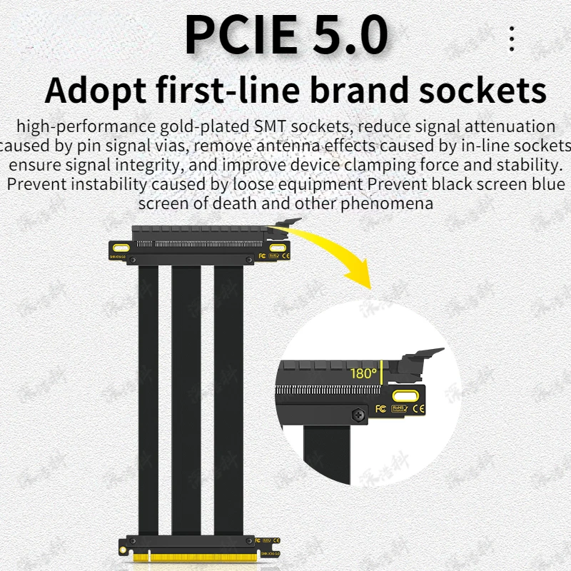 PCIE 5.0 x16 Riser Cable, Perf - đánh giá và giá Pcie 4.0 X16 Riser Cable 90 Degree