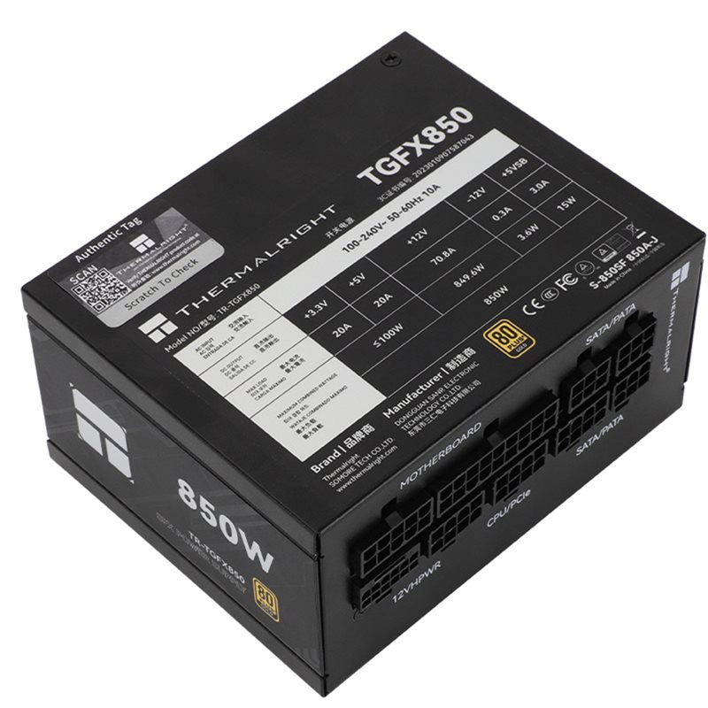 Thermalright TR-TGFX850 SFX Go - đánh giá và giá Sfx Power Supply 850W Gold
