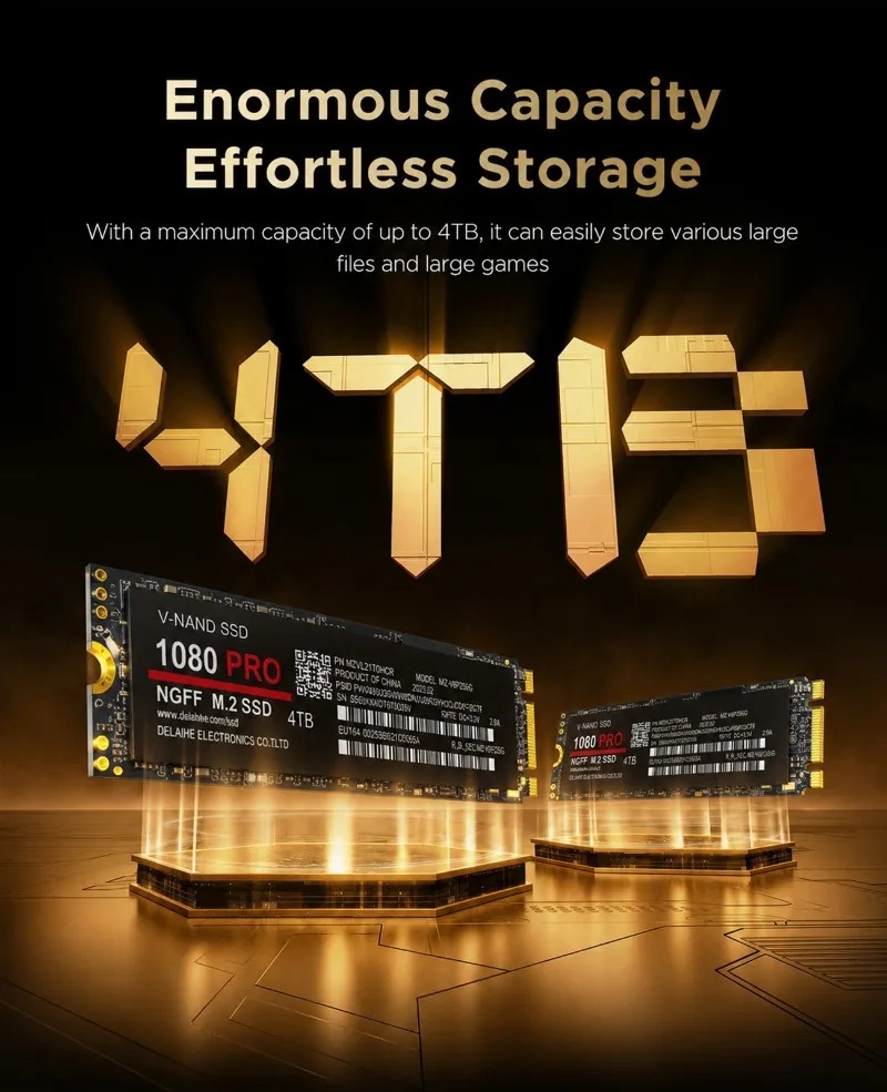 100% Original 1080PRO PCIe 4.0 - đánh giá và giá M.2 Nvme 4Tb Pcie 4.0 Ssd