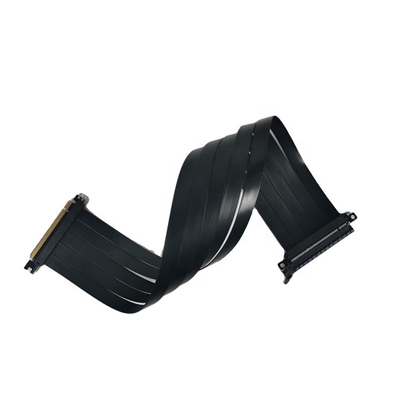 Newest Graphics Cable Flexible - đánh giá và giá Pcie 4.0 X16 Riser Cable 90 Degree