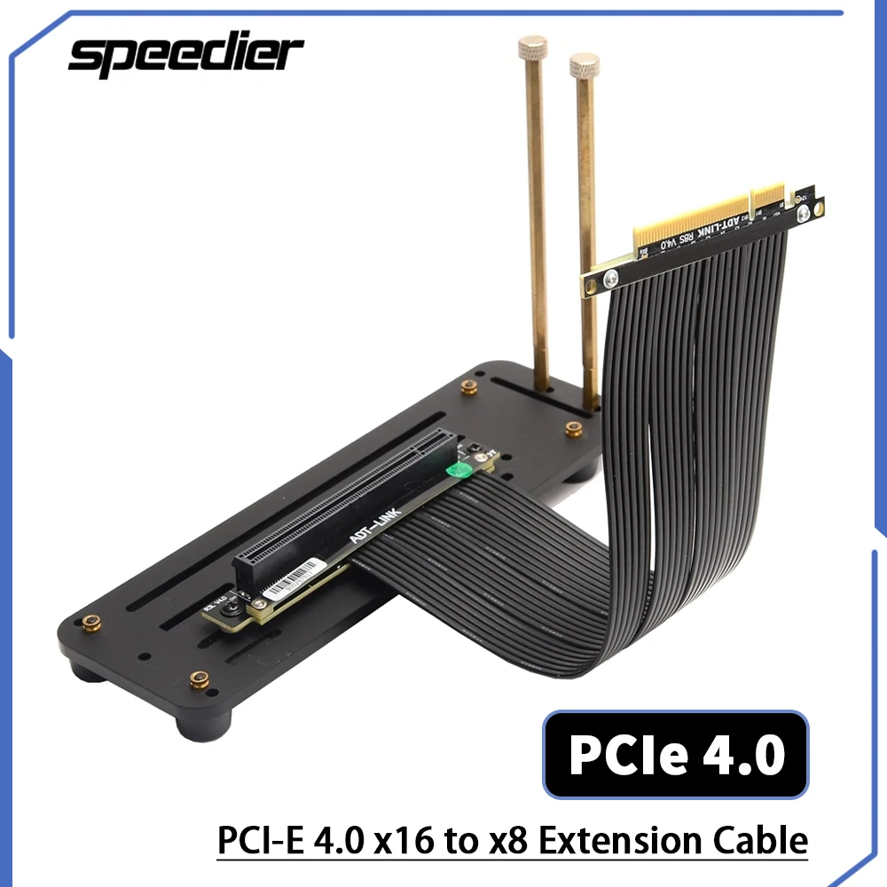 Riser PCI Express 4.0 X8 To X1 - đánh giá và giá Pcie 4.0 X16 Riser Cable 90 Degree