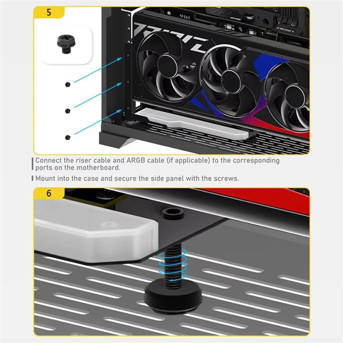 A14M Vertical GPU Mounting Bra - đánh giá và giá Pcie 4.0 X16 Riser Cable 90 Degree