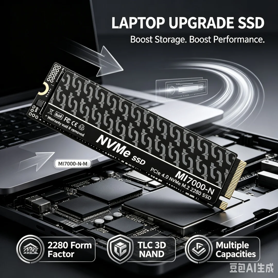 MI7000-N 7300MB/s SSD 1TB 2TB  - đánh giá và giá M.2 Nvme 4Tb Pcie 4.0 Ssd