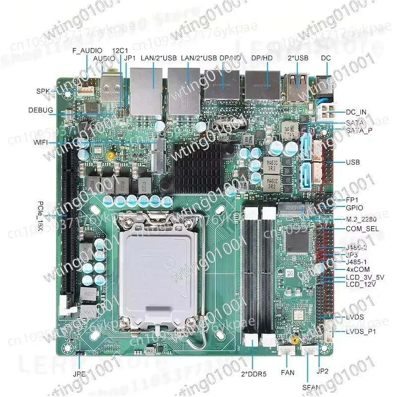 for 13th Gen Mini ITX Motherbo - đánh giá và giá Lga 1700 Ddr5 Itx Motherboard