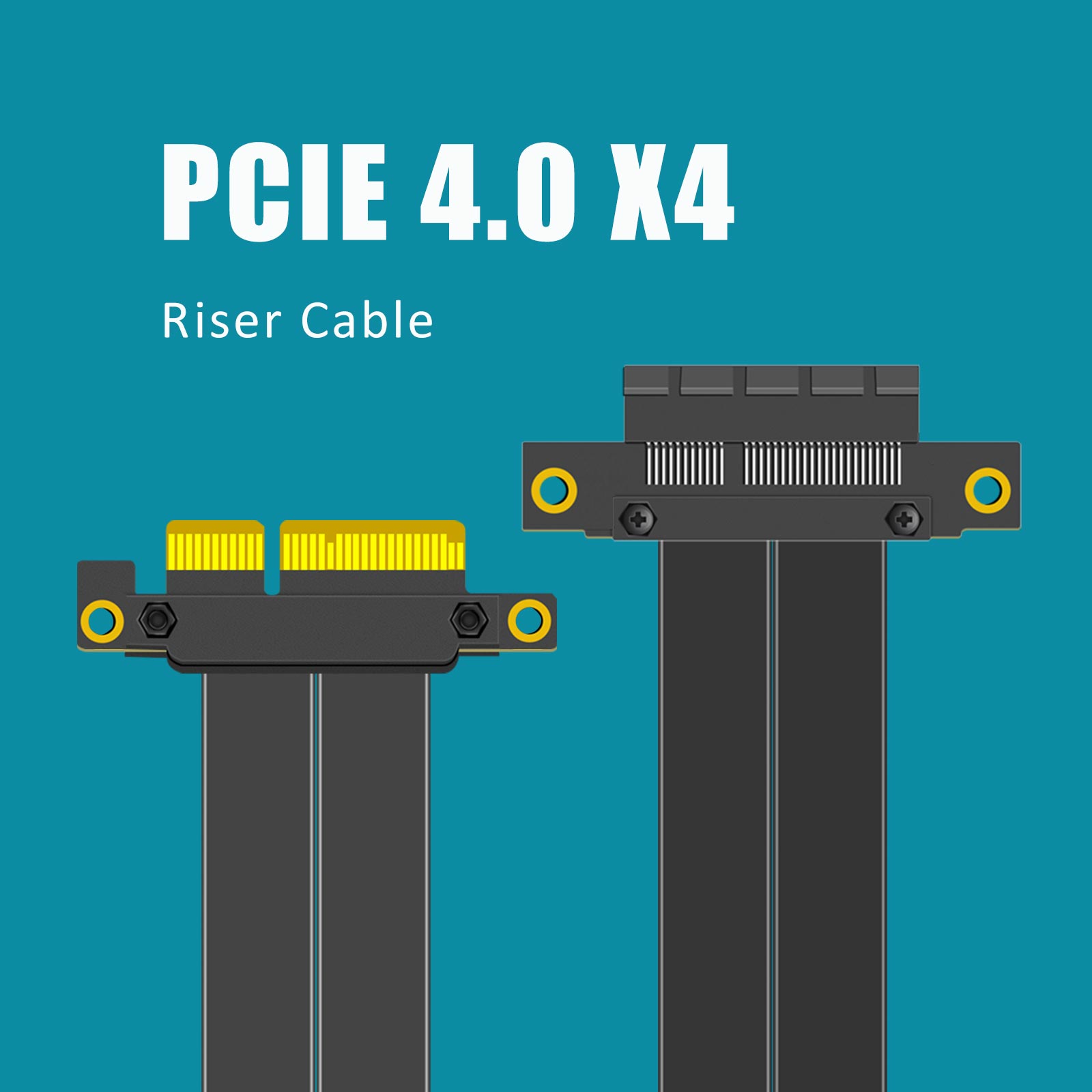PCIe 4.0 X4 Riser Cable, 180 D - đánh giá và giá Pcie 4.0 X16 Riser Cable 90 Degree