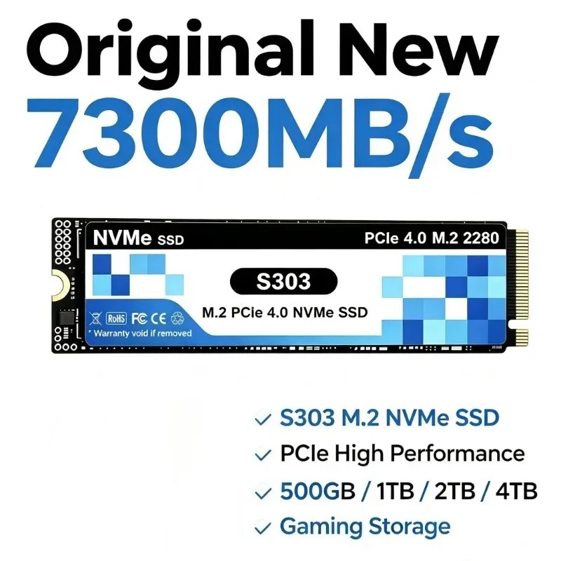 S303 PCIe 4.0 M.2 NVMe SSD 500 - đánh giá và giá M.2 Nvme 4Tb Pcie 4.0 Ssd