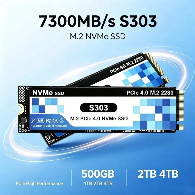 S303 PCIe 4.0 M.2 NVMe SSD 500 - đánh giá và giá M.2 Nvme 4Tb Pcie 4.0 Ssd
