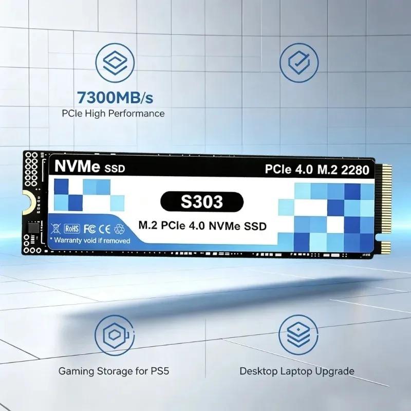 S303 PCIe 4.0 M.2 NVMe SSD 500 - đánh giá và giá M.2 Nvme 4Tb Pcie 4.0 Ssd